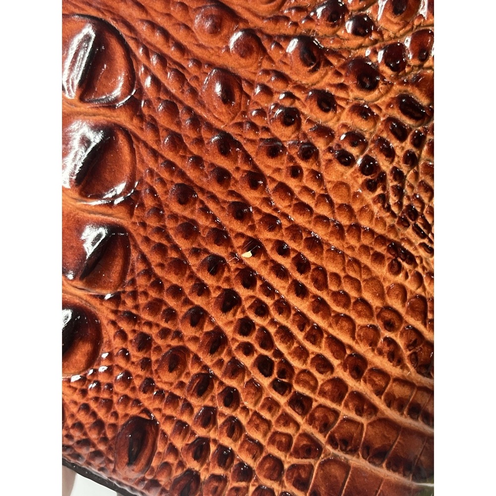 Brahmin Duxbury Satchel Pecan Melbourne Handbag Purse With Strap - Picture 10 of 16